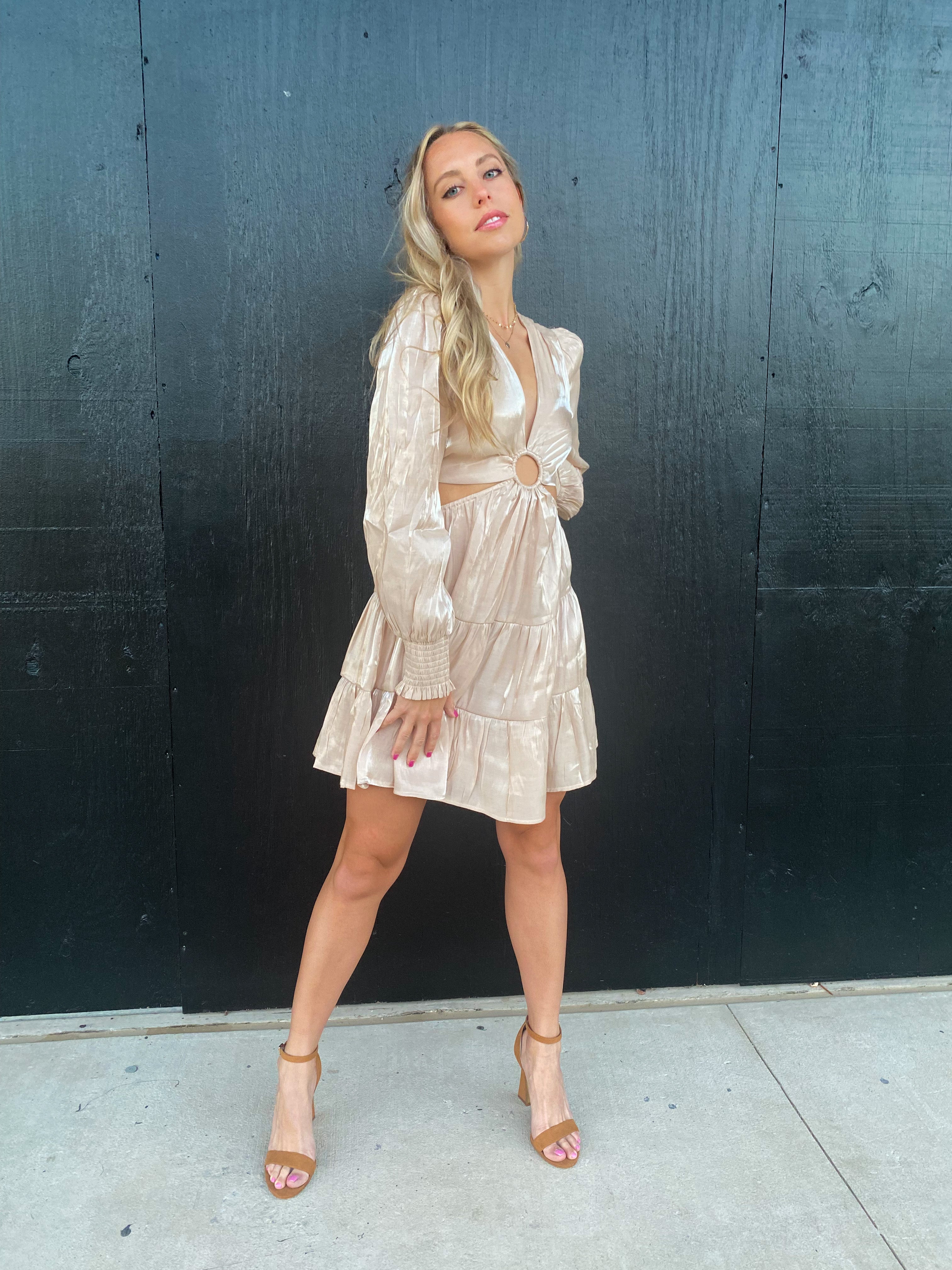 O-Ring Mini Dress