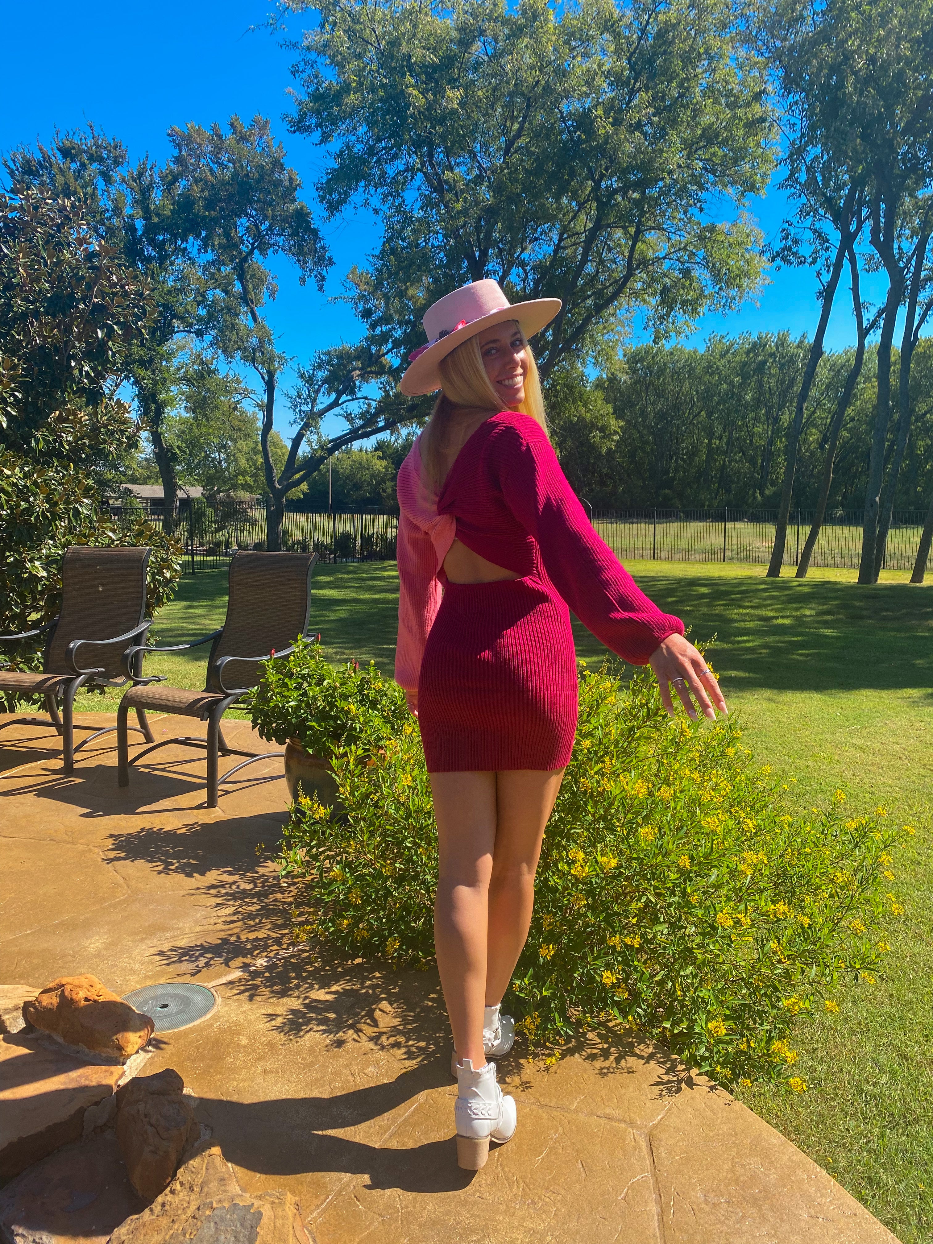 The Twist Sweater Dress