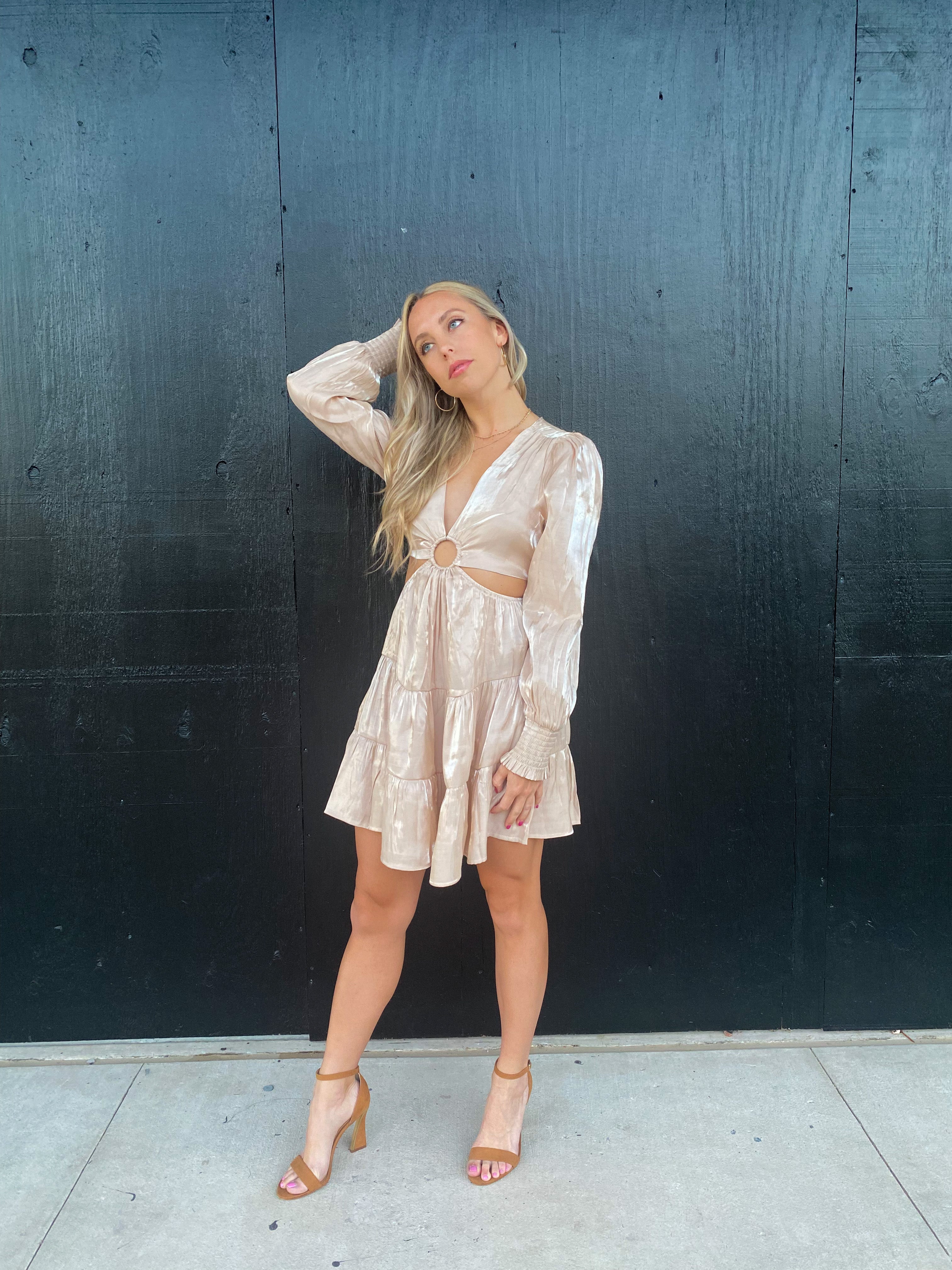O-Ring Mini Dress
