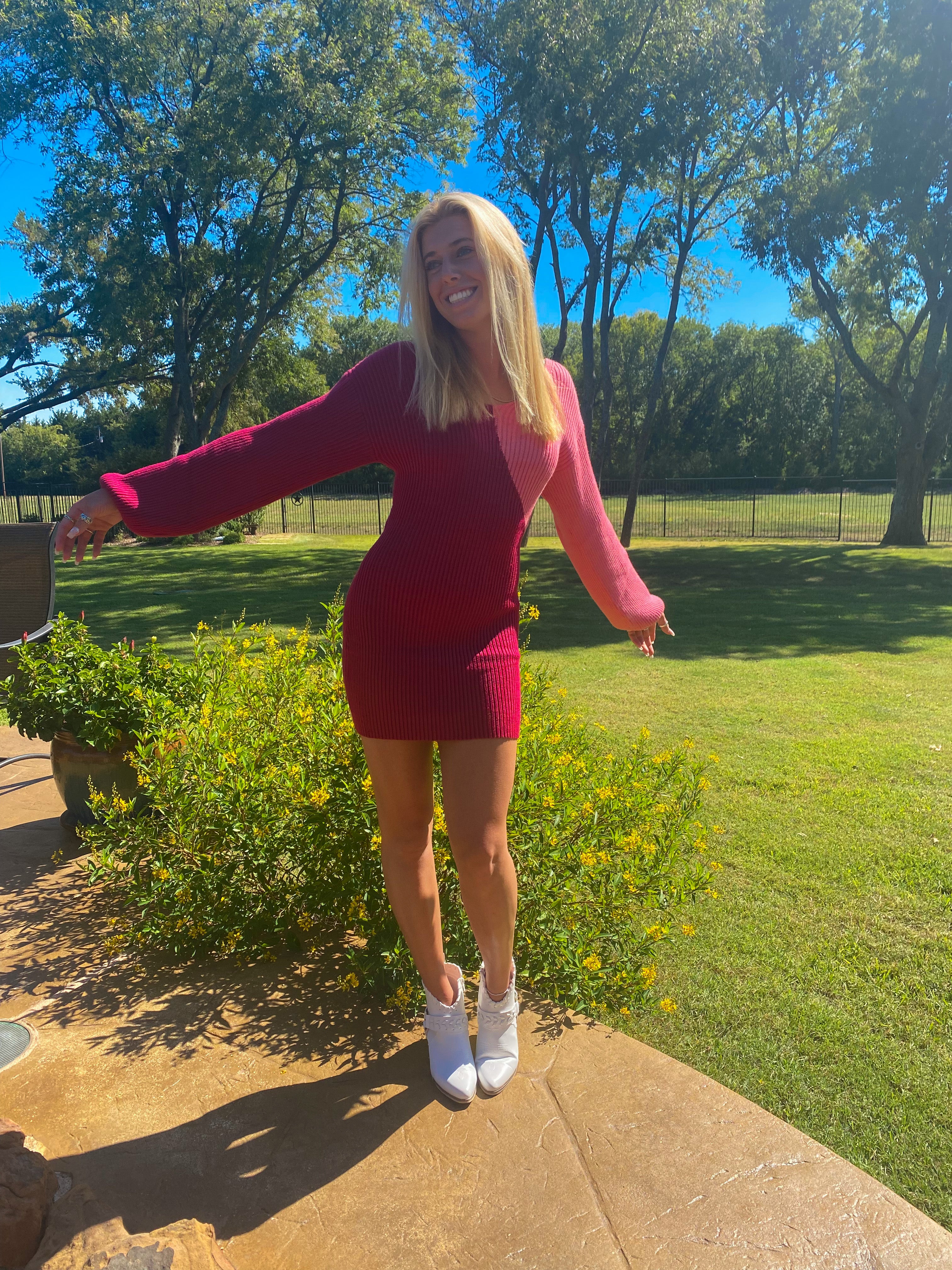 The Twist Sweater Dress